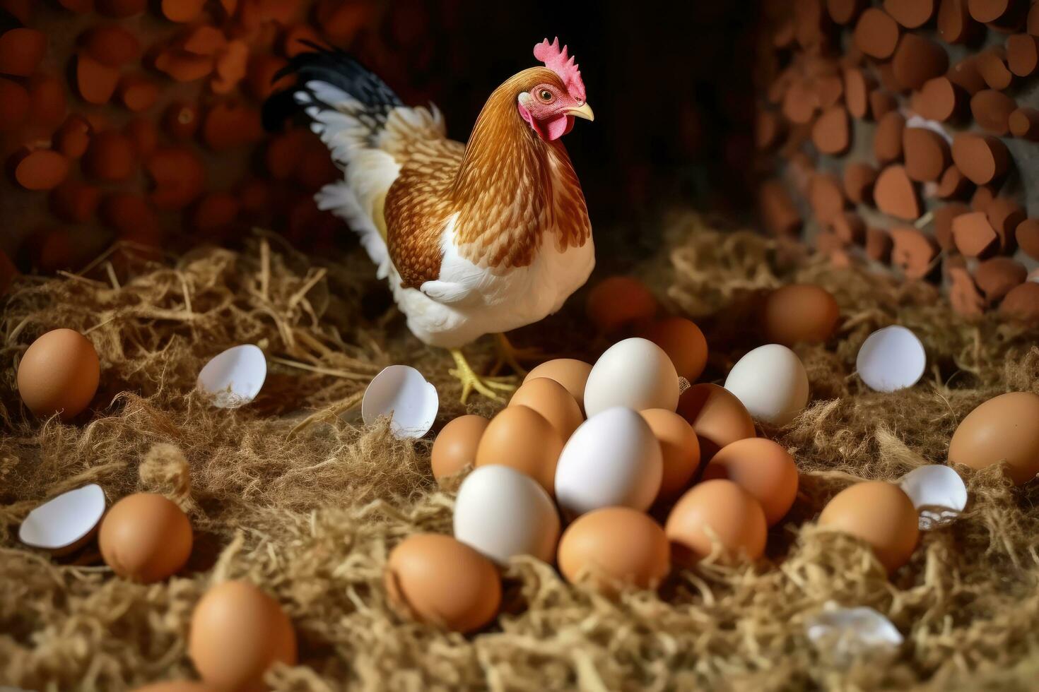 Poulet oeuf